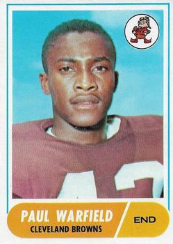 1968 Topps #49 Paul Warfield Front