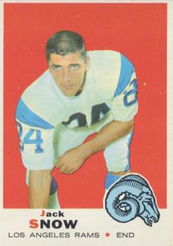 1969 Topps #256 Jack Snow Front