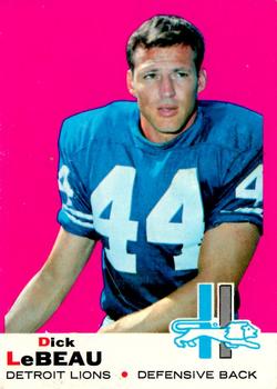 1969 Topps #76 Dick LeBeau Front