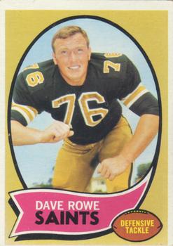 1970 Topps #101 Dave Rowe Front