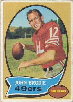 1970 Topps #130 John Brodie Front