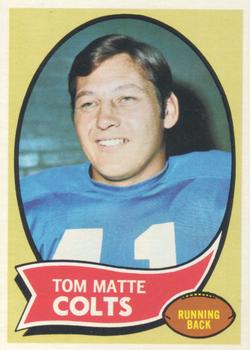 1970 Topps #142 Tom Matte Front