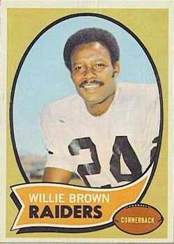 1970 Topps #144 Willie Brown Front