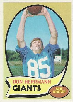 1970 Topps #153 Don Herrmann Front