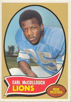 1970 Topps #195 Earl McCullouch Front