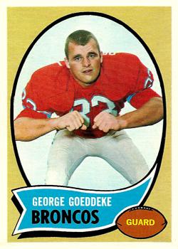 1970 Topps #257 George Goeddeke Front