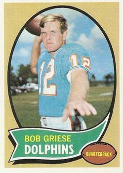 1970 Topps #10 Bob Griese Front