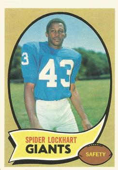 1970 Topps #17 Spider Lockhart Front