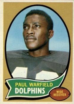1970 Topps #135 Paul Warfield Front