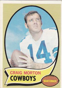 1970 Topps #139 Craig Morton Front