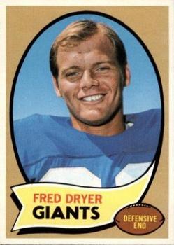1970 Topps #247 Fred Dryer Front