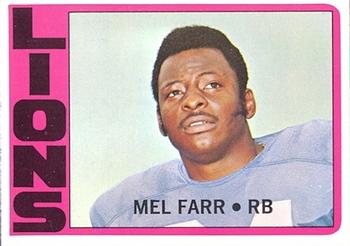 1972 Topps #288 Mel Farr Front