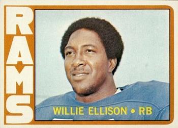 1972 Topps #62 Willie Ellison Front
