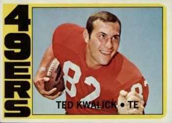 1972 Topps #155 Ted Kwalick Front