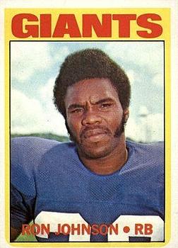 1972 Topps #207 Ron Johnson Front