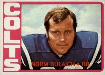 1972 Topps #232 Norm Bulaich Front
