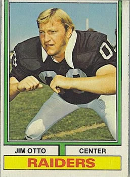 1974 Topps #409 Jim Otto Front