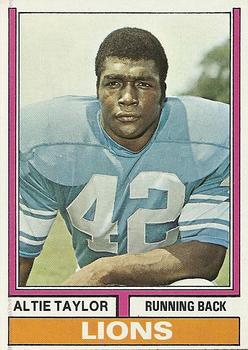 1974 Topps #412 Altie Taylor Front