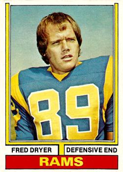 1974 Topps #471 Fred Dryer Front