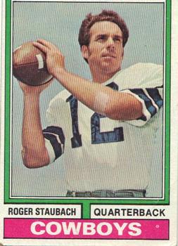 1974 Topps #500 Roger Staubach Front