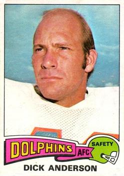 1975 Topps #440 Dick Anderson Front