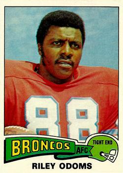 1975 Topps #470 Riley Odoms Front