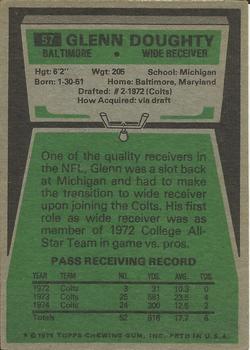 1975 Topps #57 Glenn Doughty Back