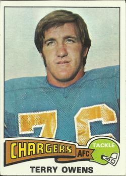 1975 Topps #256 Terry Owens Front