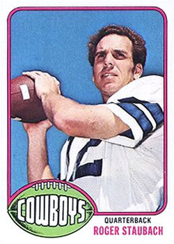 1976 Topps #395 Roger Staubach Front