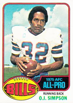 1976 Topps #300 O.J. Simpson Front