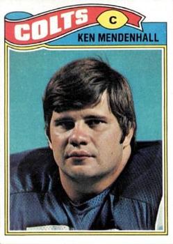 1977 Topps #13 Ken Mendenhall Front