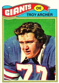 1977 Topps #258 Troy Archer Front