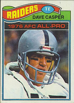 1977 Topps #380 Dave Casper Front