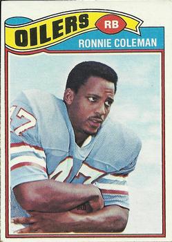 1977 Topps #407 Ronnie Coleman Front