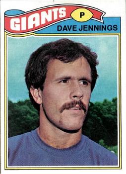 1977 Topps #49 Dave Jennings Front