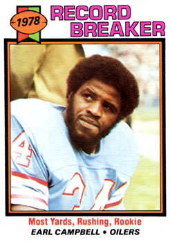 1979 Topps #331 Earl Campbell Front