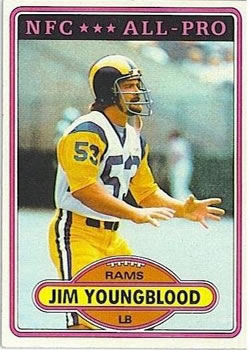 1980 Topps #120 Jim Youngblood Front