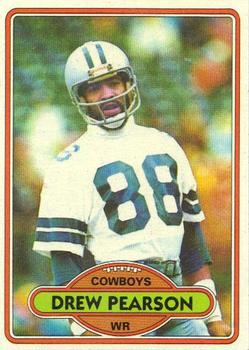 1980 Topps #250 Drew Pearson Front