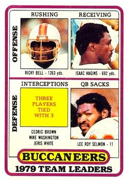 1980 Topps #282 Ricky Bell / Isaac Hagins / Lee Roy Selmon Front