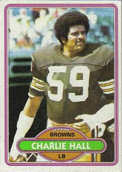 1980 Topps #298 Charlie Hall Front