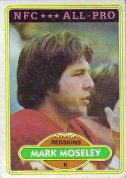 1980 Topps #320 Mark Moseley Front