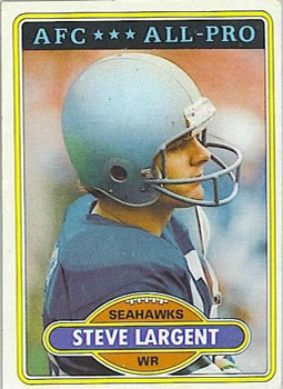 1980 Topps #450 Steve Largent Front