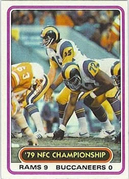 1980 Topps #493 1979 NFC Championship Front