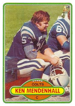 1980 Topps #67 Ken Mendenhall Front