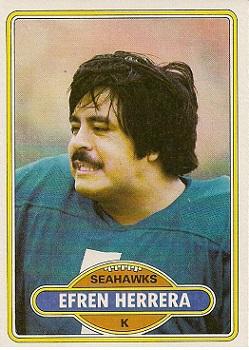 1980 Topps #215 Efren Herrera Front