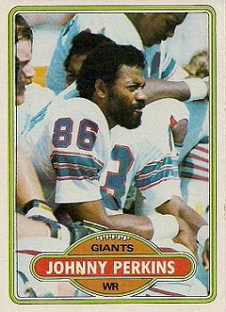 1980 Topps #356 Johnny Perkins Front