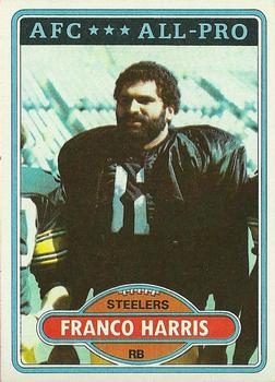 1980 Topps #400 Franco Harris Front