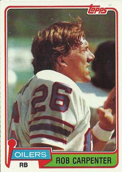 1981 Topps #231 Rob Carpenter Front