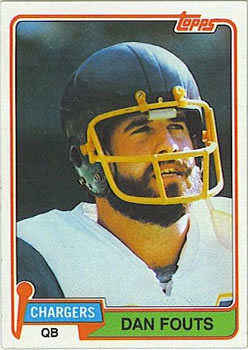 1981 Topps #265 Dan Fouts Front