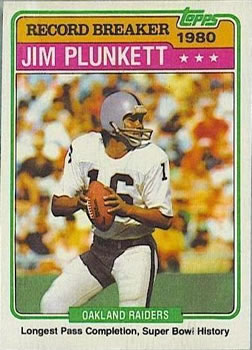 1981 Topps #335 Jim Plunkett Front